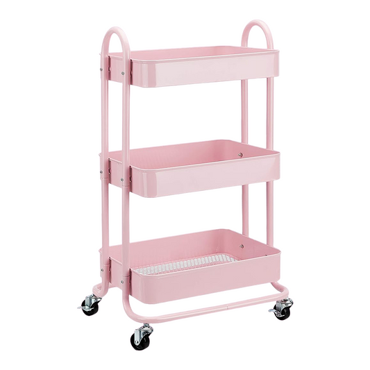 Carrito Auxiliar Organizador Pink
